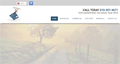 Desktop Screenshot of pecosfence.com